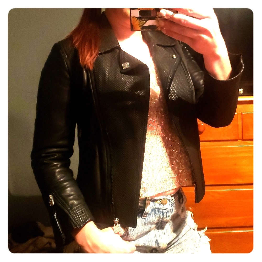 Chanel leather jacket